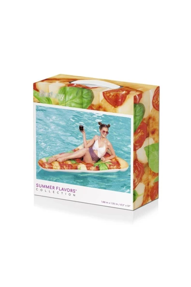 BESTWAY 44038 PİZZA YATAK 188 CM ürün görseli 1