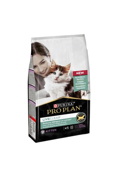 PROPLAN YAVRU KEDİ MAMASI LİVECLEAR HİNDİ 1,4 KG ürün görseli 1