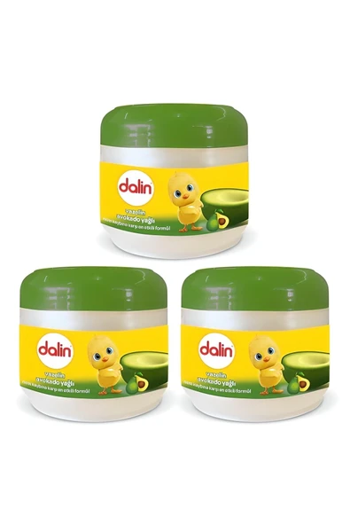 DALİN VAZELİN 100 ML AVAKADO 3 ADET ürün görseli 1