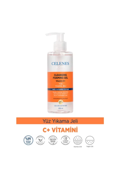 CELENES SEA BUCKTHORN YÜZ YIK.JELİ YAĞ.KARMA 250ML 1 ADET ürün görseli 1