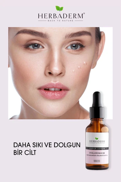 HERBADERM SUPERSERUM HYALÜRONİK 3D 30 ML - Resim 6