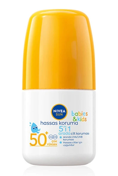 NİVEA SUN ÇOCUK ROLL-ON HASAS KORUMA 50+ 50 ML 1 ADET ürün görseli 1