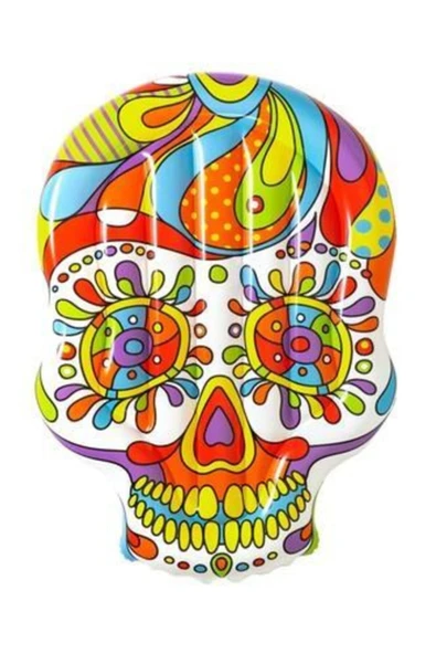 BESTWAY 43194 POP DESENLİ SKULL ADA YATAK 193 CM ürün görseli 1
