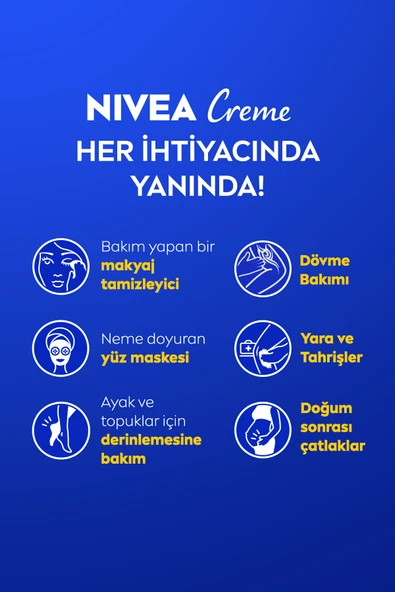 NİVEA KREM 250 ML TENEKE - Resim 3