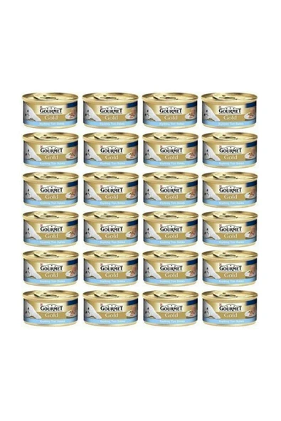 Gourmet Gold Kıyılmış Ton Balıklı Konserve Yetişkin Kedi Maması 24 x 85 G ürün görseli 1