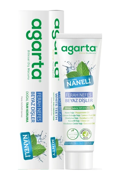 AGARTA BİTKİSEL TAM KORUMA DİŞ MACUNU NANE 100 ML - Resim 2
