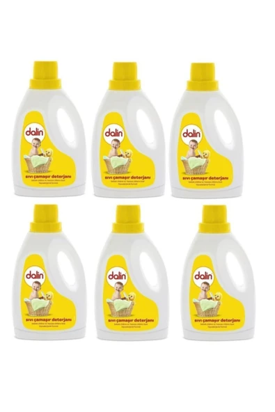 DALİN SIVI ÇAMAŞIR DETERJANI 1500 ML 6 ADET ürün görseli 1