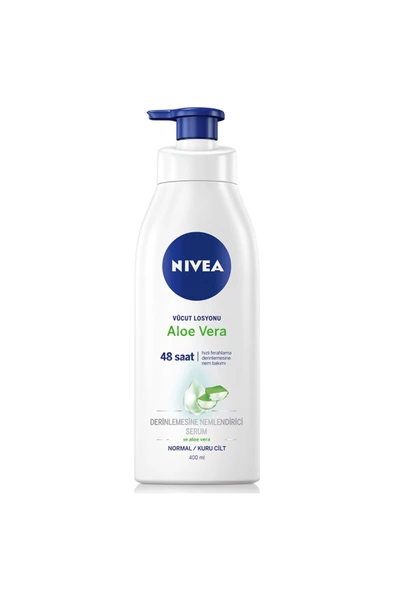 NİVEA VÜCUT BAKIM LOSYON ALOE VERA (PUMP) 400 ML ürün görseli 1
