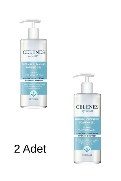 CELENES TER.YÜZ TEMİZLEME JELİ HASSAS KURU 250ML 2 ADET ürün görseli 1