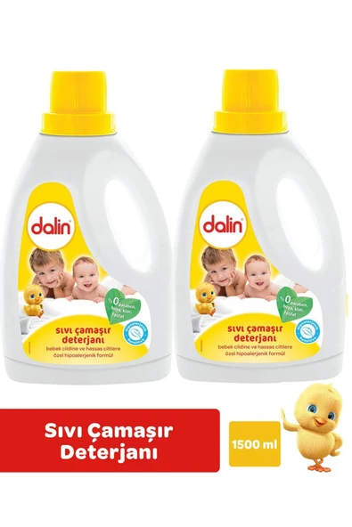 DALİN SIVI ÇAMAŞIR DETERJANI 1500 ML 2 ADET ürün görseli 1