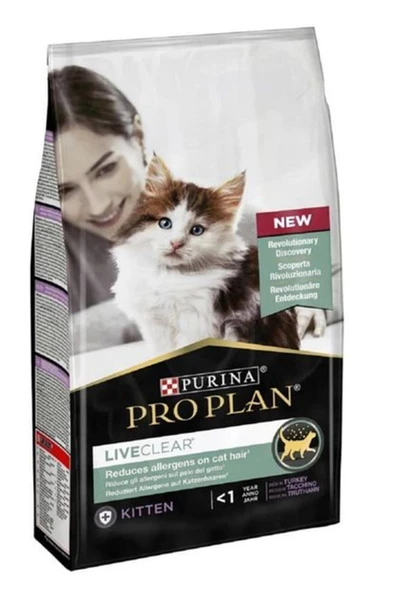 PROPLAN YAVRU KEDİ MAMASI LİVECLEAR HİNDİ 1,4 KG ürün görseli 1