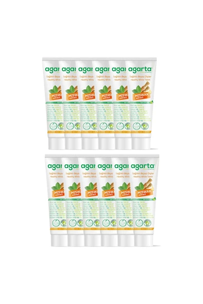 AGARTA BİTKİSEL TAM KORUMA DİŞ MACUNU MİSVAK 100ML ürün görseli 1