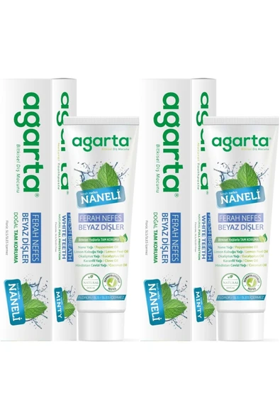 AGARTA BİTKİSEL TAM KORUMA DİŞ MACUNU NANE 100 ML ürün görseli 1