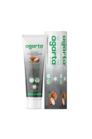 AGARTA DİŞ MACUNU AKT. KARBON HİND.CEV.ÖZLÜ 100 ML ürün görseli 1