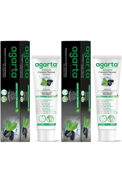 AGARTA DİŞ MACUNU AKT. KARBON HİND.CEV.ÖZLÜ 100 ML ürün görseli 1