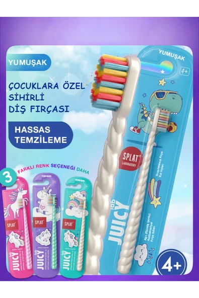 SPLAT JUİCY UNİMAGİC ÇOCUK DİŞ FIRÇASI İNCİ SOFT ürün görseli 1