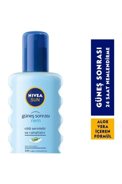 NİVEA SUN GÜNEŞ SONRASI NEMLENDİRİCİ SPREY 200 ML 1 ADET ürün görseli 1