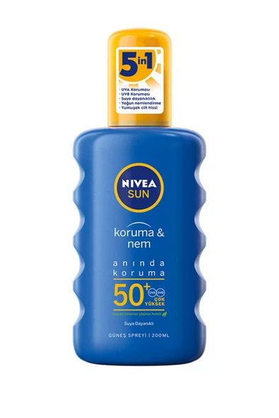 Nivea Sun Koruma ve Nem Spf 50+ Güneş Koruyucu 200 ml 1 ADET ürün görseli 1