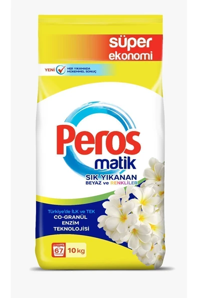 Peros Matik 10 kg  yasemin Çiçeği 1 ADET ürün görseli 1