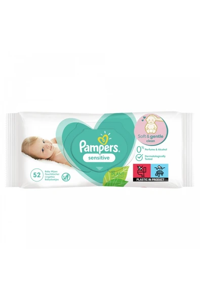 PRİMA PAMPERS ISLAK HAVLU SENSİTİVE 52 Lİ ürün görseli 1