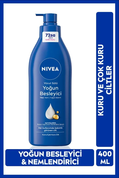 NİVEA YOĞUN BESLEYİCİ VÜCUT SÜTÜ 400 ML ürün görseli 1