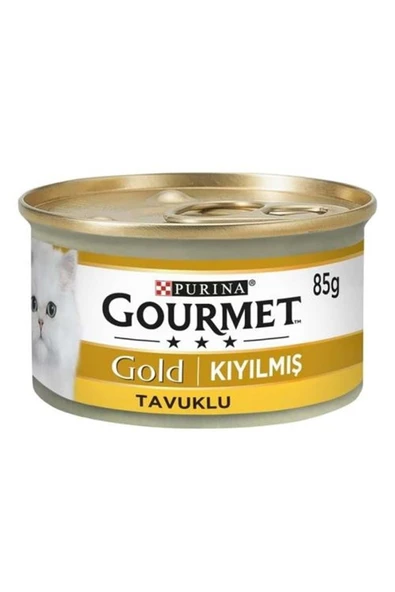 Purina Gourmet Gold Kıyılmış Tavuklu Yetişkin Kedi Konserve Maması 24 x 85 G ürün görseli 1