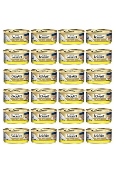 Purina Gourmet Gold Kıyılmış Tavuklu Yetişkin Kedi Konserve Maması 24 x 85 G ürün görseli 1