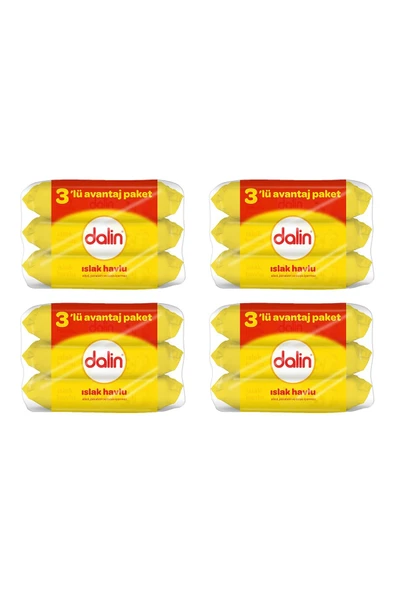 DALİN KLASİK ISLAK MENDİL FENEKSİZ 56 LI 12 ADET ürün görseli 1