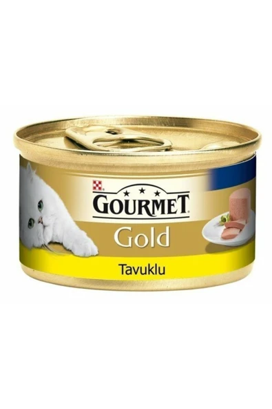 Gourmet Gold Kıyılmış Tavuklu Konserve Yetişkin Kedi Maması 12 x 85 G ürün görseli 1