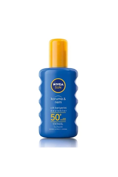 Nivea Sun Koruma ve Nem Spf 50+ Güneş Koruyucu 200 ml 1 ADET ürün görseli 1