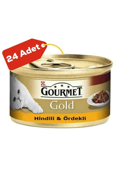 Gourmet Gold Parça Etli hindiördek Kedi Konse 85gr ürün görseli 1