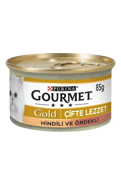 Gourmet Gold Parça Etli hindiördek Kedi Konse 85gr ürün görseli 1