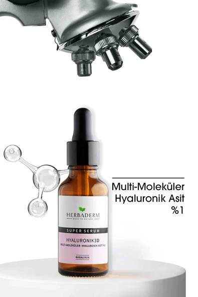 HERBADERM SUPERSERUM HYALÜRONİK 3D 30 ML - Resim 7