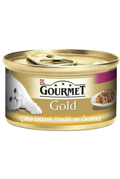 Gourmet Gold Parça Etli hindiördek Kedi Konse 85gr ürün görseli 1