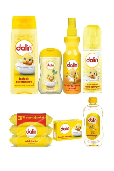 DALİN BEBEK SETİ 7 PARÇA ÜRÜN ürün görseli 1