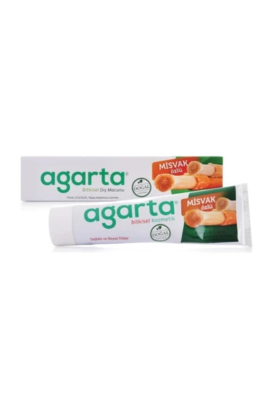 AGARTA BİTKİSEL TAM KORUMA DİŞ MACUNU MİSVAK 100ML ürün görseli 1