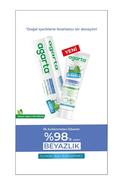 AGARTA BİTKİSEL TAM KORUMA DİŞ MACUNU NANE 100 ML - Resim 4