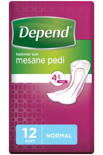 DEPEND MESANE PEDİ KADIN NORMAL 12 Lİ 8 PAKET - Resim 4