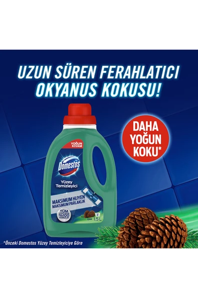 DOMESTOS YÜZEY TEMİZLEYİCİ ÇAM 1.5L ürün görseli 1