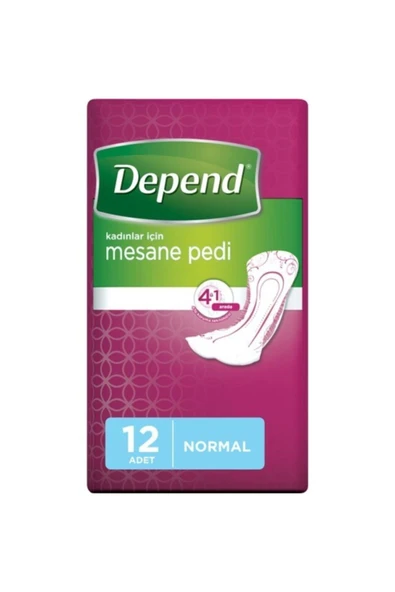 DEPEND MESANE PEDİ KADIN NORMAL 12 Lİ 2 PAKET - Resim 4