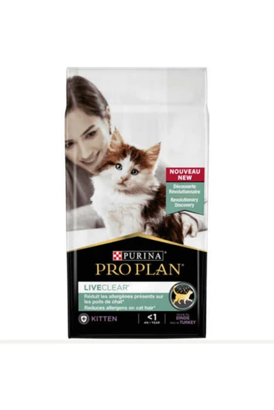 PROPLAN YAVRU KEDİ MAMASI LİVECLEAR HİNDİ 1,4 KG ürün görseli 1