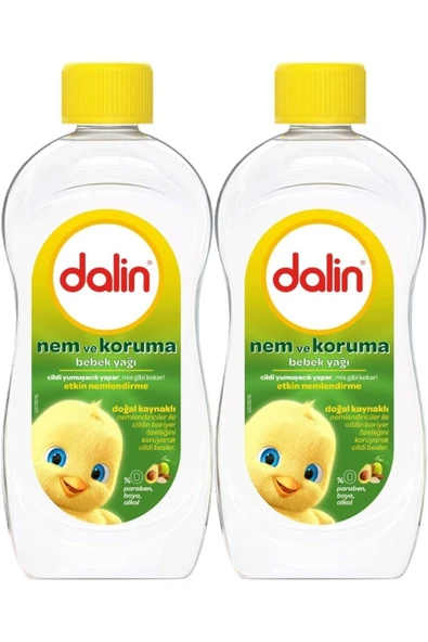 DALİN BEBEK YAĞI 300 ML NEM VE KORUMA 2 ADET ürün görseli 1