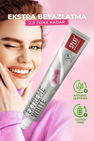 SPLAT SPECİAL EXTREME WHİTE BEYAZ. DİŞ MACUNU 75ML ürün görseli 1