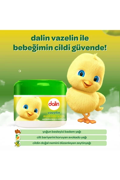 DALİN VAZELİN 100 ML AVAKADO 2 ADET - Resim 3