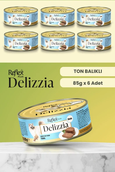 REFLEX PLUS DELİZZİA KIYILMIŞ TON BALIK MAMA 85 GR ürün görseli 1