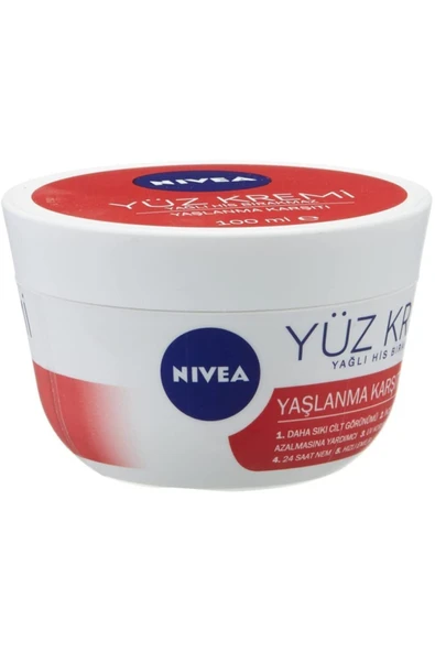 NİVEA YAŞLANMA KARŞITI YÜZ KREMİ 100 ML ürün görseli 1
