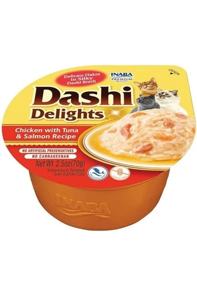 CİAO DASHİ TAVUK&TON&SOMONLU KEDİ ÇORBASI 70 GR ürün görseli 1