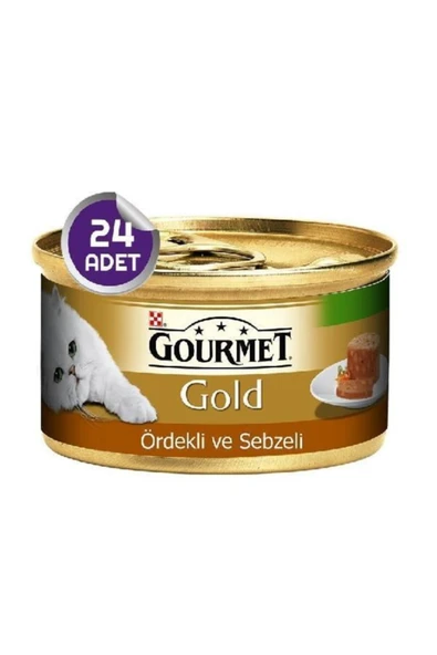 Gourmet Gold Parça Etli hindiördek Kedi Konse 85gr ürün görseli 1
