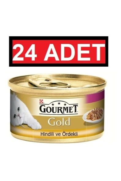 Gourmet Gold Parça Etli hindiördek Kedi Konse 85gr ürün görseli 1