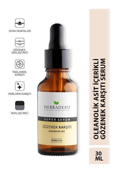 HERBADERM  SUPERSERUM GÖZENEK KARŞITI 30 ML ürün görseli 1